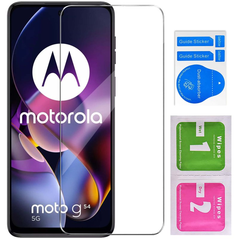 szkło hartowane do motorola moto g54 5g / g54 5g power edition szybka szkiełko ochrona wyświetlacz ekran