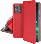 Etui do Motorola  Moto Edge 40 Neo czerwone zamykane