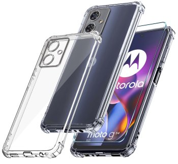 Etui do Motorola Moto G54 4G / G54 5G Power Edition przeźroczyste + szkło