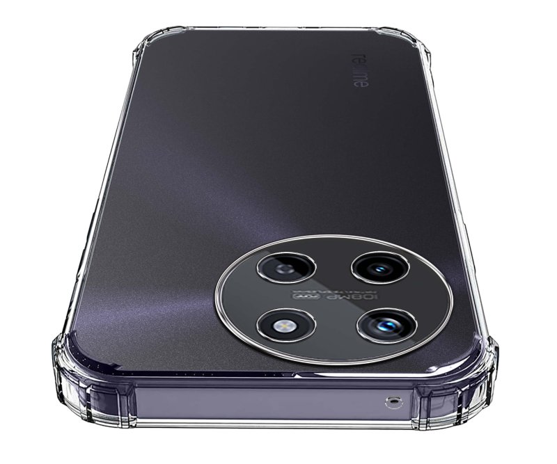 Etui do Realme 11 4G przeźroczyste + szkło nakładka, na plecki, case, ultra, anty shock