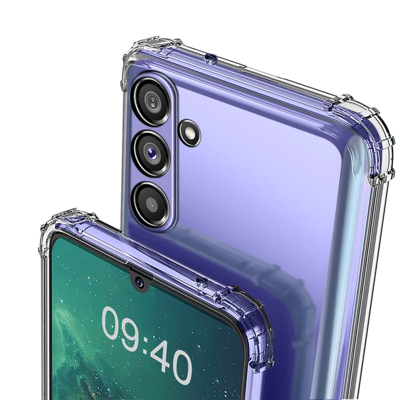 Etui do Samsung Galaxy A15 przeźroczyste + szkło nakładka na plecki case ultra anty shock