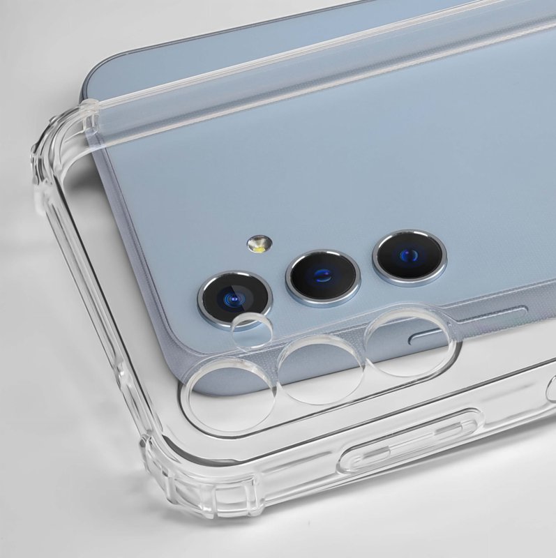 Etui do Samsung Galaxy A15 przeźroczyste + szkło nakładka na plecki case ultra anty shock