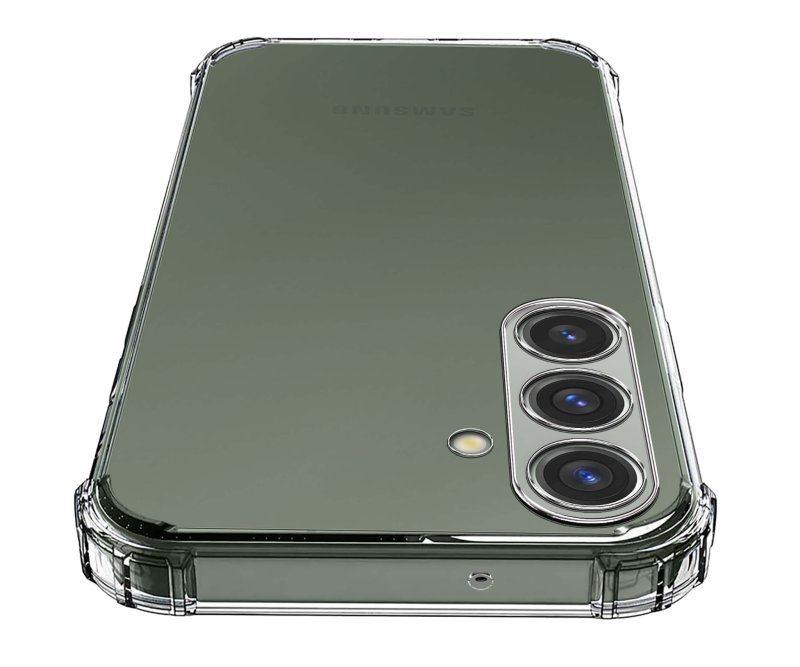 Etui do Samsung Galaxy S23 Fe przeźroczyste + szkło , nakładka, na plecki, case, ultra, anty shock, wzmacniane