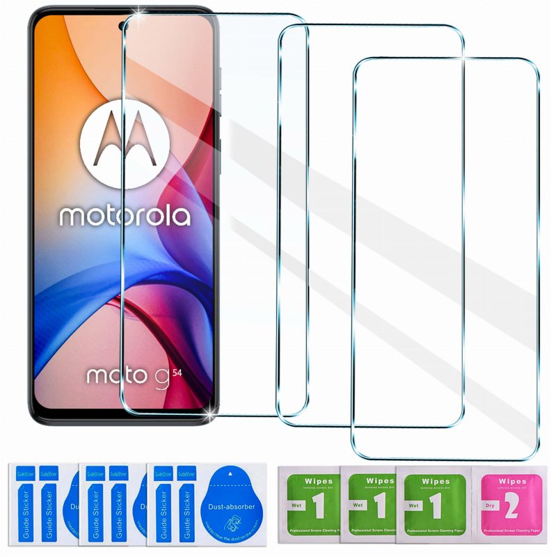 Szkło hartowane do Motorola Moto G54 5G / G54 Power Edition szybka szkiełko ochrona ekran