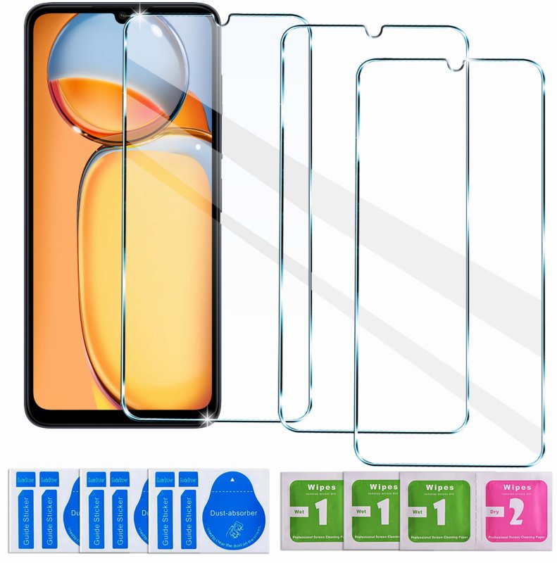 Szkło hartowane do Xiaomi Redmi 13C / Poco C65, szybka, szkiełko, ochrona, wyświetlacz, zabezpieczenie, ekran