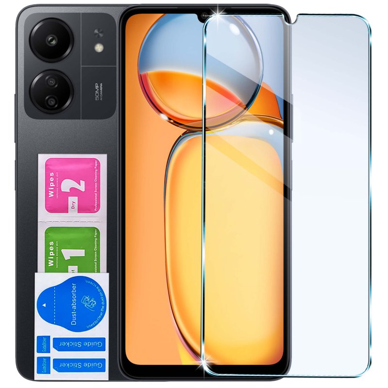 Szkło hartowane do Xiaomi Redmi 13C / Poco C65, szybka, szkiełko, ochrona, wyświetlacz, zabezpieczenie, ekran