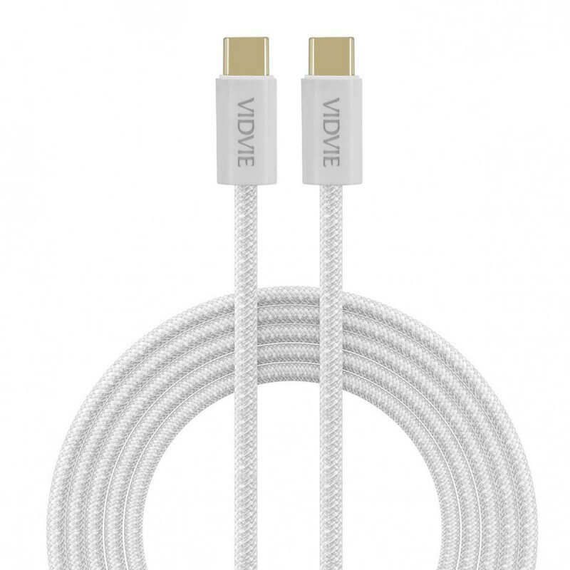 Mocny kabel szybkiego ładowania biały typ-c 1,2 metra