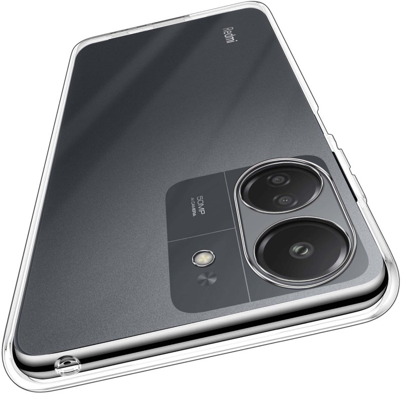 Etui do Xiaomi Redmi 13C bezbarwny wzmacniany + szkło, nakładka, na plecki, case, ultra