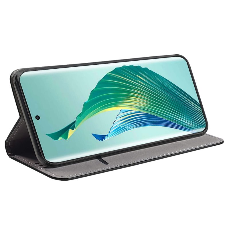 Etui do Honor Magic5 Lite czarne zamykane, pokrowiec, kabura, z klapka, case, smart
