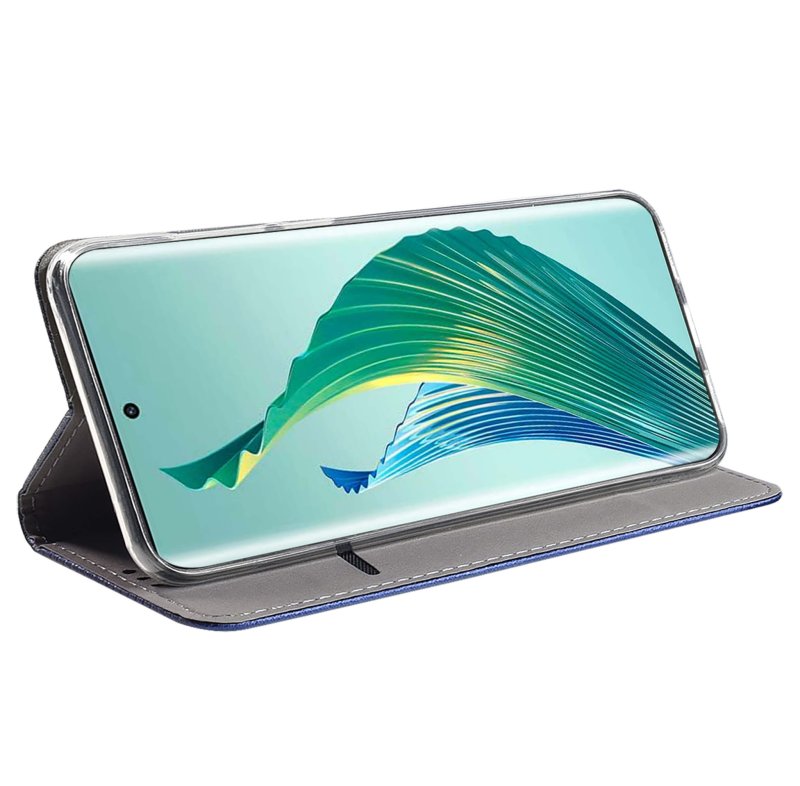 Etui do Honor Magic5 Lite granatowe zamykane, pokrowiec, kabura, z klapka, case, smart