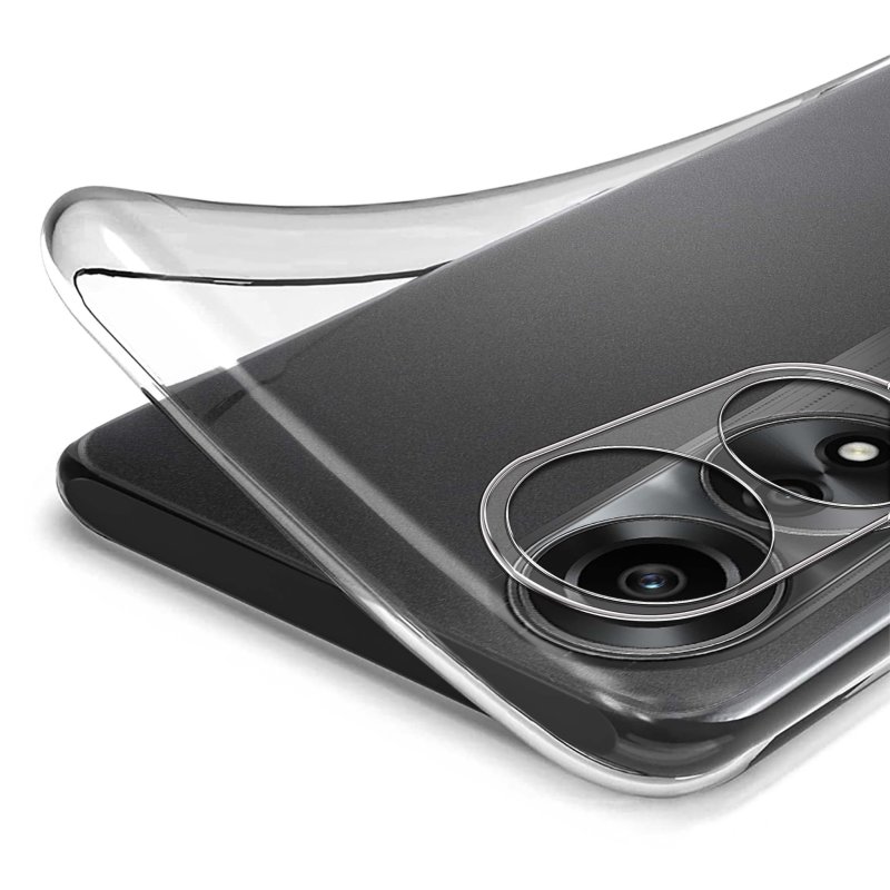 Etui do Oppo A78 4G bezbarwne wzmacniane + szkło, nakładka, na plecki, case, ultra