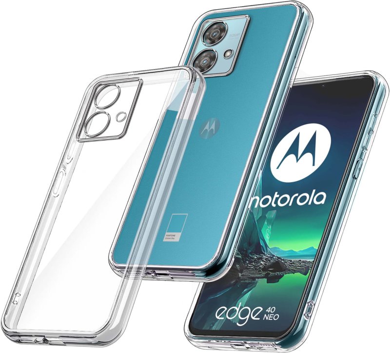 Etui do Motorola Moto Edge 40 Neo bezbarwne wzmacniane, nakładka, na plecki, case, ultra