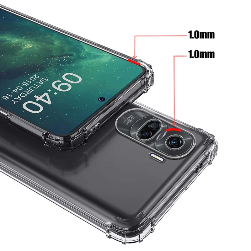 Etui do Honor 90 Lite 5G przeźroczyste + szkło, nakładka, na plecki, case, anty shock, ultra
