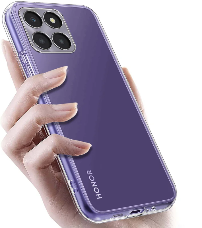 Etui do Honor X6A bezbarwne wzmacniane + szkło, nakładka, na plecki, case, ultra