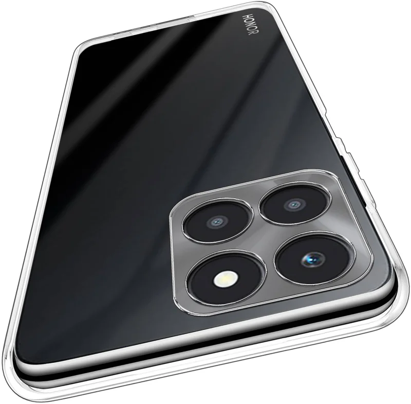 Etui do Honor X6A bezbarwne wzmacniane + szkło, nakładka, na plecki, case, ultra