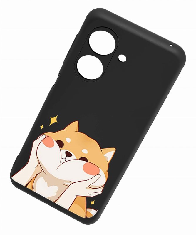 Etui do Xiaomi Redmi 13C / Poco C65 malowane wzór ze szkłem, nakładka, na plecki, case, pudding, mat, kot