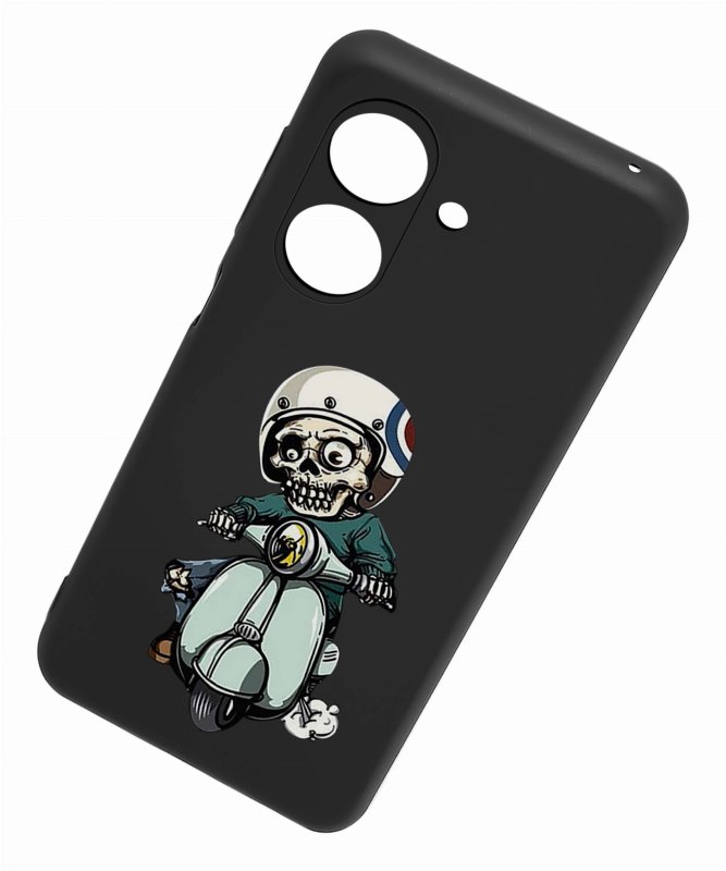 Etui do Xiaomi Redmi 13C / Poco C65 malowane wzór ze szkłem, nakładka, na plecki, case, pudding, mat, szkielet, motor
