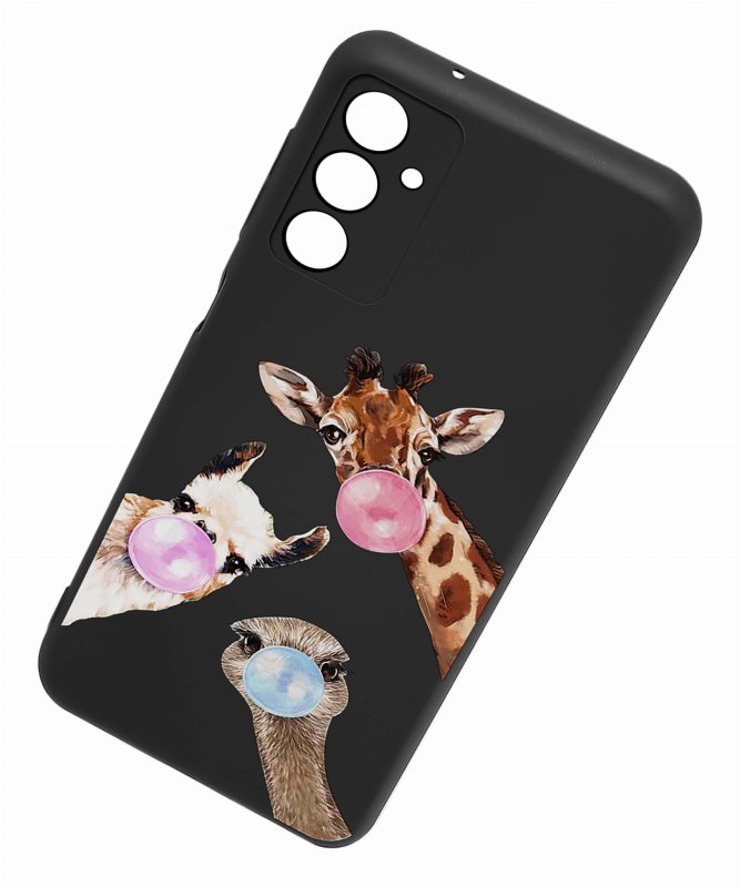 Etui do Samsung Galaxy A25 malowane wzór ze szkłem, nakładka, na plecki, case, mat wzory, zwierzęta
