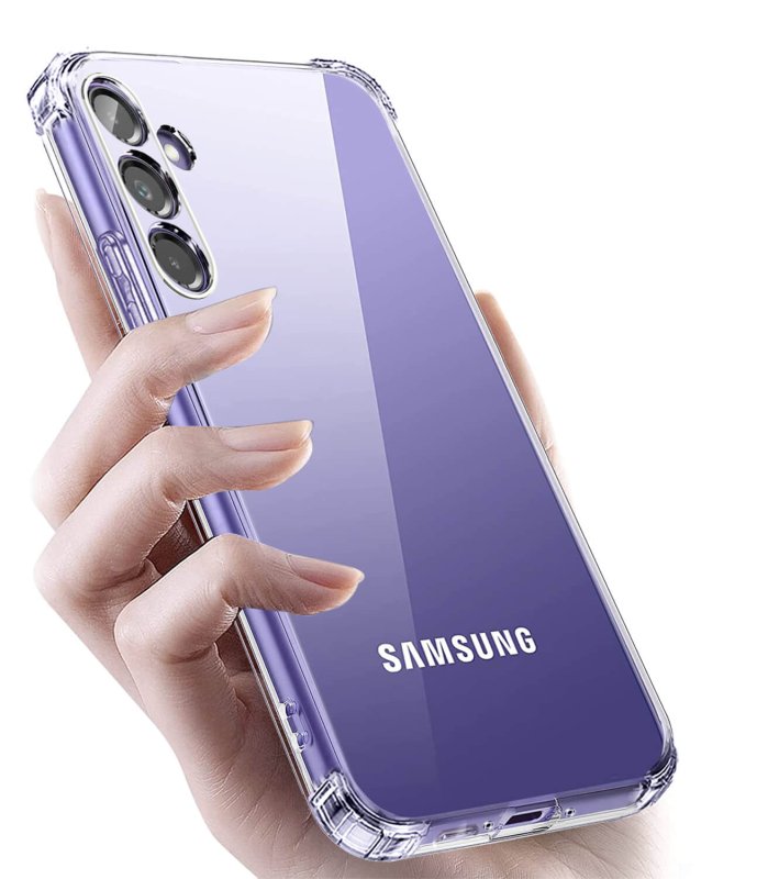 Etui do Samsung Galaxy A05S przeźroczyste ze szkłem, nakładka, na plecki, case, anty shock, ultra