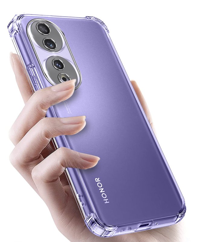 Etui do Honor 90 5G przeźroczyste ze szkłem, nakładka, na plecki, case, ultra, anty shock