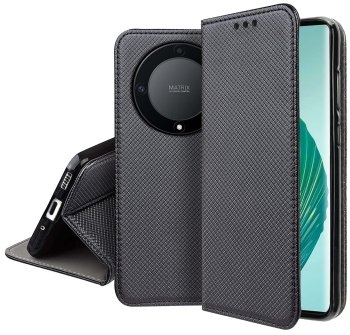 Etui do Honor Magic6 Lite / X50 5G czarne zamykane