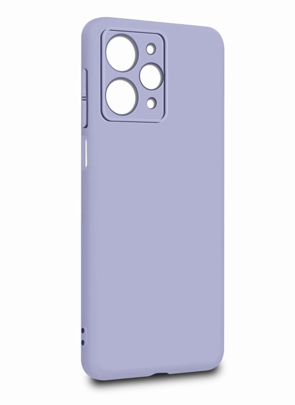 Etui do Xiaomi Redmi 12 4G pastelowy fiolet silikonowe + szkło nakładka, na plecki, case