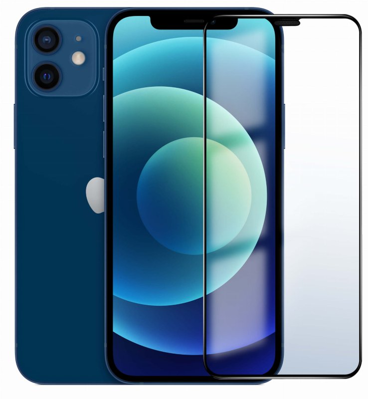 Szkło hartowane 5D do Iphone 12 / 12 pro na cały ekran OG Premium, szybka, szkiełko, ochrona, wyświetlacz, zabezpieczenie, ekran