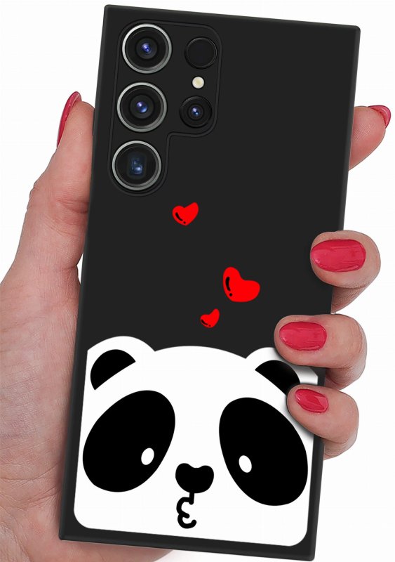etui-do-samsung-galaxy-s24-ultra-malowane-wzor-ze-szklem  , nakładka, na plecki, case, mat wzory, mis, panda