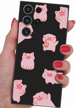 Etui do Samsung Galaxy S24 Ultra malowane wzór zwierzęta ze szkłem