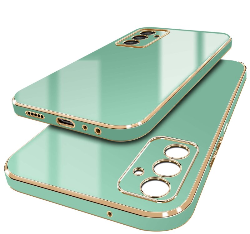 etui-do-samsung-galaxy-a15-4g-a15-5g-mietowe-ze-zlota-ramka-ze-szklem