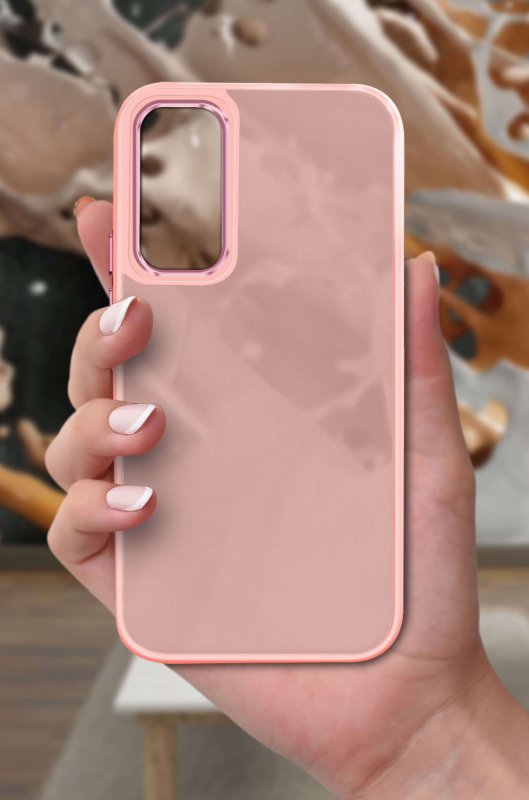 Etui do Samsung Galaxy S23 Fe matowe różowe ze szkłem, nakładka, na plecki, case, nakładka magnetic