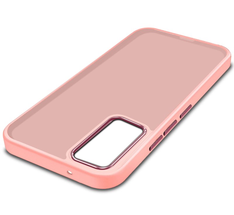 Etui do Samsung Galaxy S23 Fe matowe różowe ze szkłem, nakładka, na plecki, case, nakładka magnetic