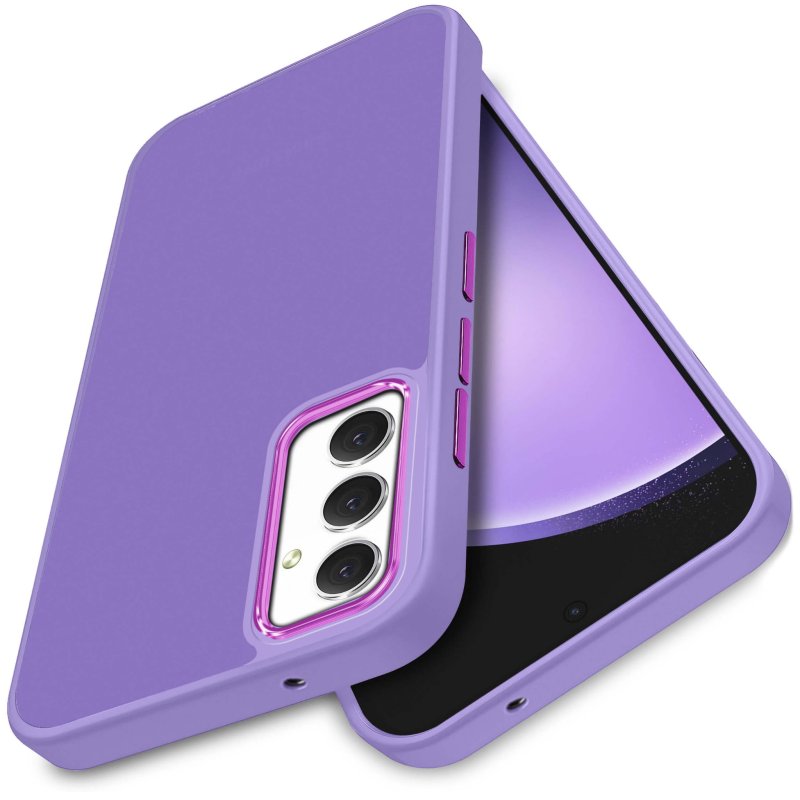 etui-do-samsung-galaxy-s23-fe-matowe-fioletowe-ze-szklem