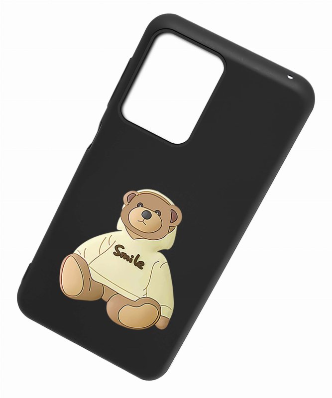 Etui do Motorola Moto G24 / G24 Power / G04 malowane wzór ze szkłem, nakładka, na plecki, case, matt wzory, mis, smile