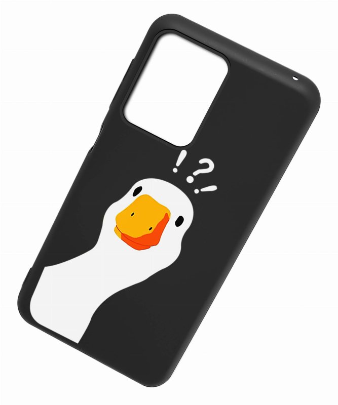 Etui do Motorola Moto G24 / G24 Power / G04 malowane wzór ze szkłem, nakładka, na plecki, case, matt wzory, gęś, kaczka