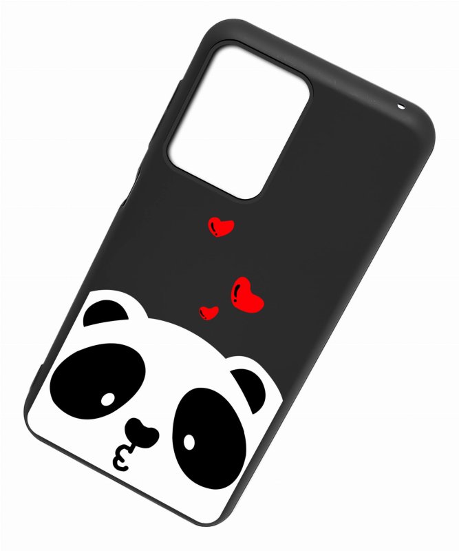 Etui do Motorola Moto G24 / G24 Power / G04 malowane wzór ze szkłem, nakładka, na plecki, case, matt wzory, miś, panda