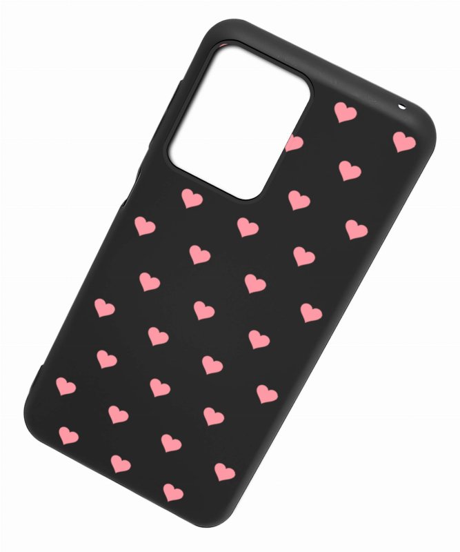 Etui do Motorola Moto G24 / G24 Power / G04 malowane wzór ze szkłem, nakładka, na plecki, case, matt wzory, serca