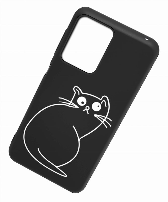 Etui do Motorola Moto G24 / G24 Power / G04 malowane wzór ze szkłem, nakładka, na plecki, case, matt wzory, kot