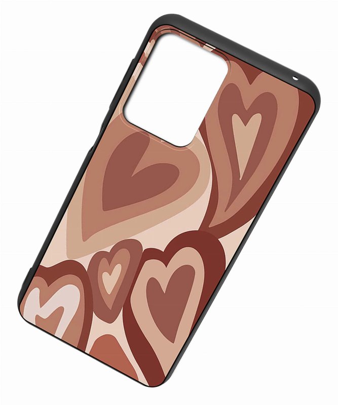 Etui do Motorola Moto G24 / G24 Power / G04 malowane wzór ze szkłem, nakładka, na plecki, case, matt wzory, serca