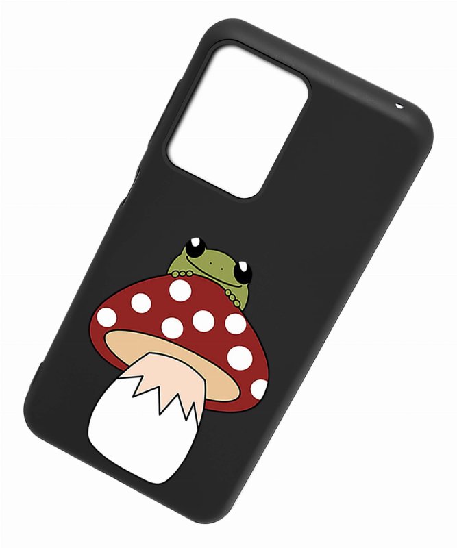 Etui do Motorola Moto G24 / G24 Power / G04 malowane wzór ze szkłem, nakładka, na plecki, case, matt wzory, żaba grzyb