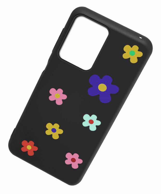 Etui do Motorola Moto G24 / G24 Power / G04 malowane wzór ze szkłem, nakładka, na plecki, case, matt wzory, kwiatki