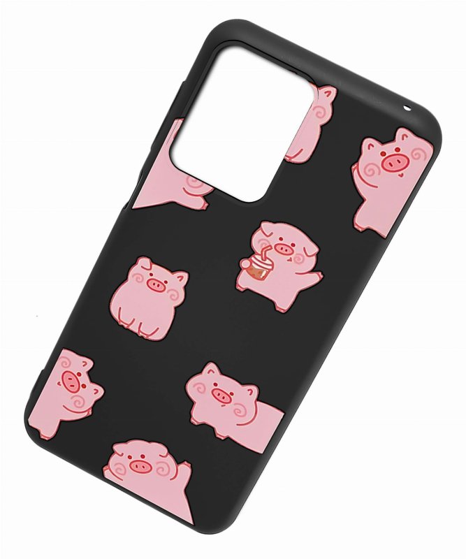 Etui do Motorola Moto G24 / G24 Power / G04 malowane wzór ze szkłem, nakładka, na plecki, case, matt wzory, świnki