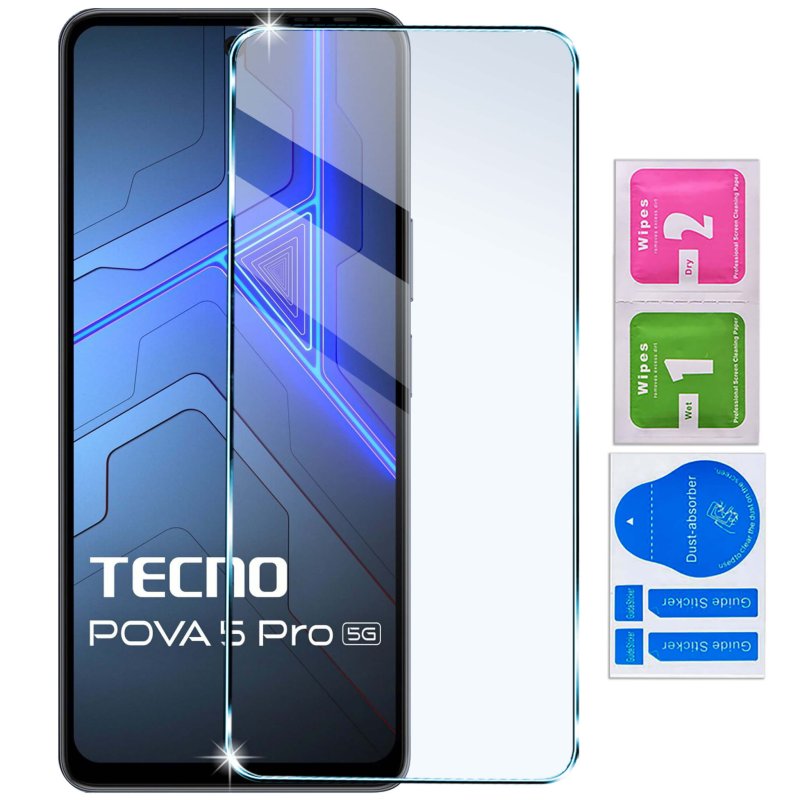 Szkło hartowane do Tecno Pova 5 Pro, szybka, szkiełko, ochrona, wyświetlacz, zabezpieczenie, ekran
