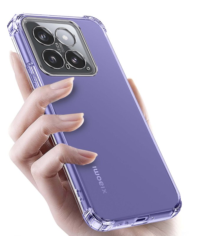 etui do Xiaomi 14 pro przeźroczyste ze szklem, nakładka, na plecki, case, anti shock