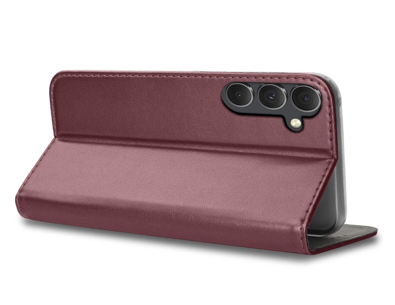 kabura-do-samsung-galaxy-a35-5g-burgundowe-magnetyczne-zamykane-ze-szklem