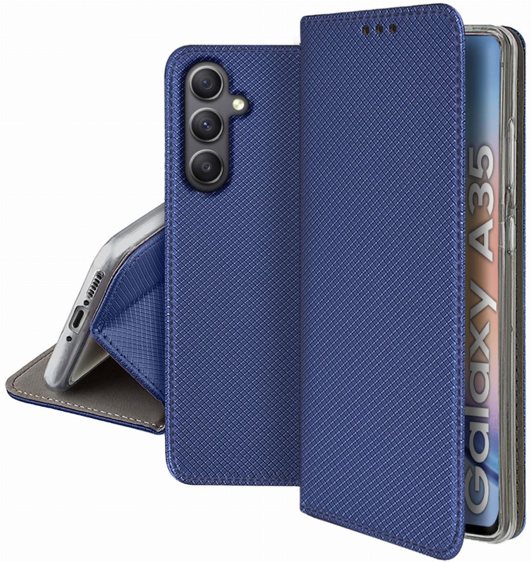 etui-do-samsung-galaxy-a35-5g-granatowe-zamykane-ze-szklem