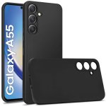 Etui do Samsung Galaxy A55 5G czarne matowe ze szklem