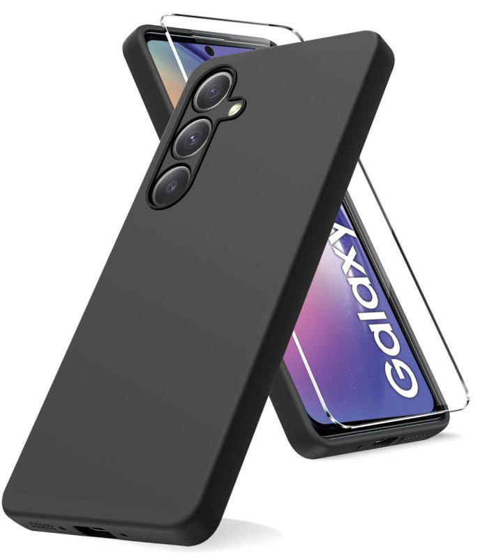 nakładka-do-samsung-galaxy-a35-5g-czarne-matowe-ze-szklem