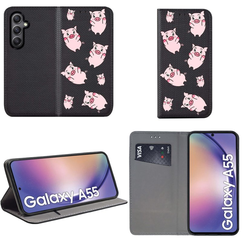 etui-do-samsung-galaxy-a55-5g-zamykane-malowane-wzor-ze-szklem