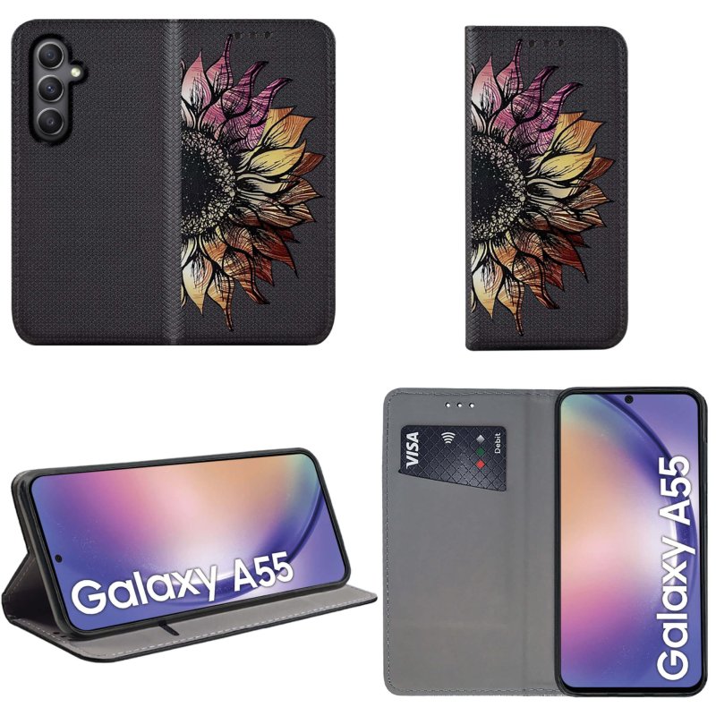 etui-do-samsung-galaxy-a55-5g-zamykane-malowane-wzor-ze-szklem